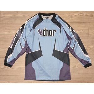 Thor "Phase" Jersey Shirt Women Size Small Motocross Dirt Bike Pullover Cycle